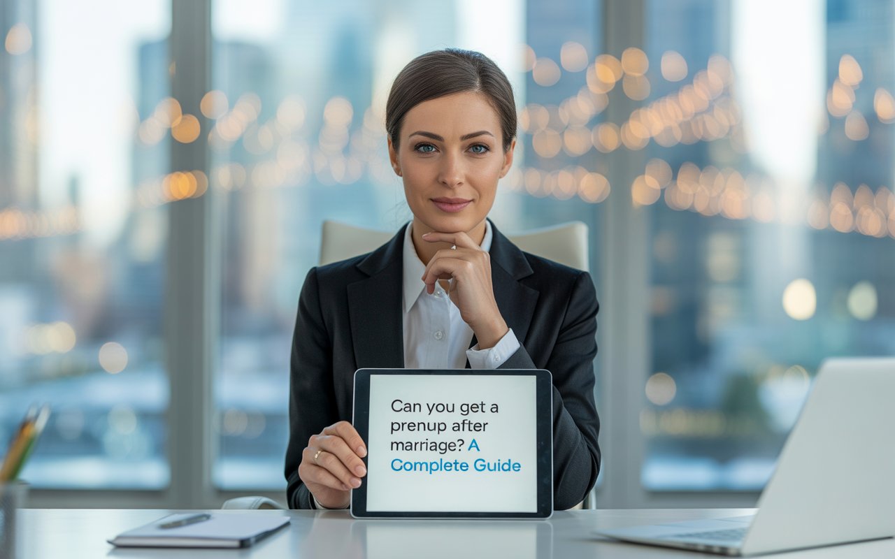 can you get a prenup after marriage