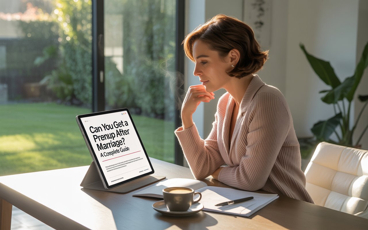 can you get a prenup after marriage