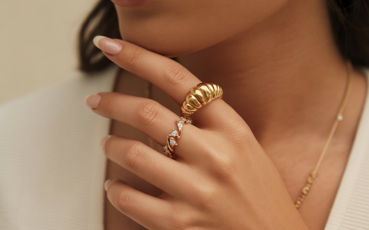 The Croissant Ring: A Timeless Trend Blending Elegance and Charm
