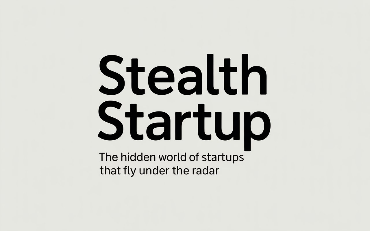 stealth startup