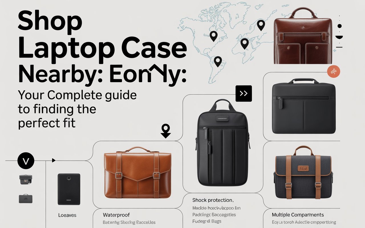 shop laptop case nearby