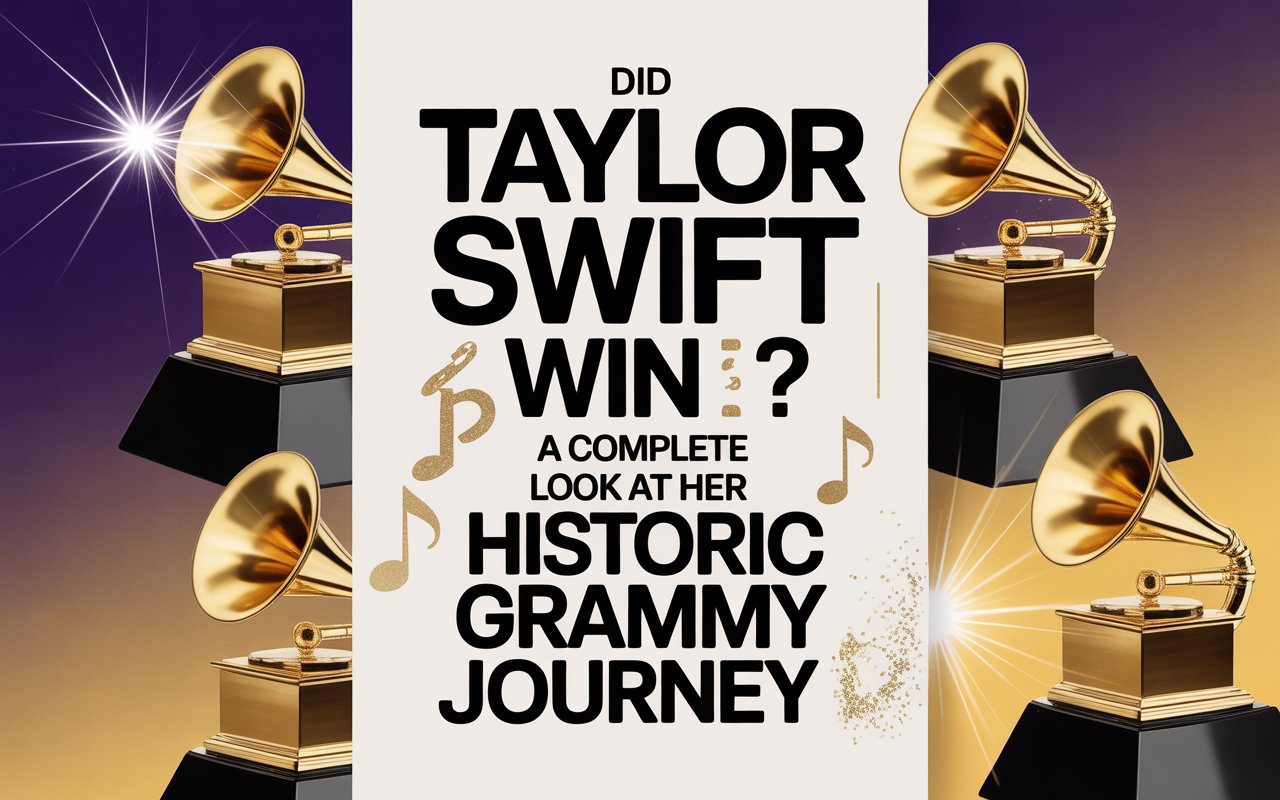 did taylor swift win a grammy